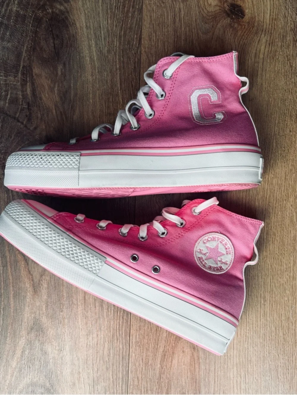 Converse WMNS A07141C CTAS LIFT HI OOPS PINK/OOPS PINK Platforms Sneakers
